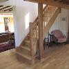 Softwood stairs
