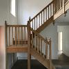 Timber Dog leg staircase