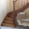 Timber winder staircase